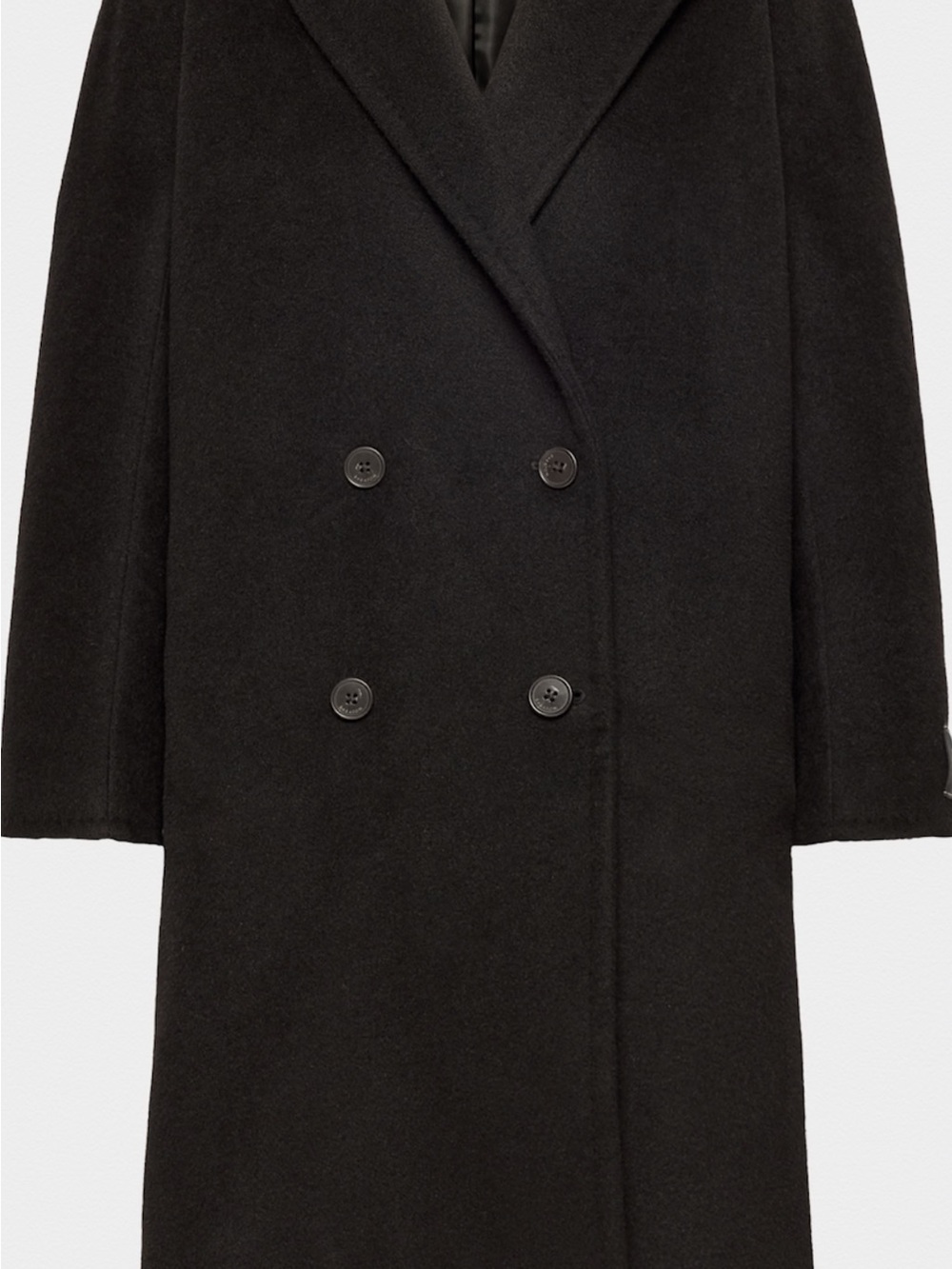 Aritzia Babaton The Slouch Coat Black Wool and Cashmere Long Oversized Coat